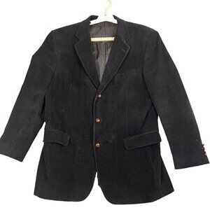 Zagato Signature Mens 42L Corduroy Collection Blazer  Sport Coat Jacket Lined